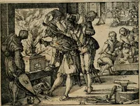Picture 5 of 43 from XL [i.e. Quadraginta] emblemata miscella nova : Das ist : XL. underschiedliche Auszerlesene newradierte Kunststuck (1622), leaf 12