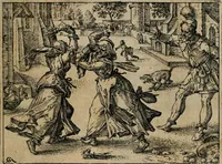 An illustration from XL [i.e. Quadraginta] emblemata miscella nova : Das ist : XL. underschiedliche Auszerlesene newradierte Kunststuck (1622)