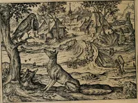 An illustration from XL [i.e. Quadraginta] emblemata miscella nova : Das ist : XL. underschiedliche Auszerlesene newradierte Kunststuck (1622)