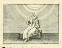 An illustration from XXV schöne ausserlesene Figuren vnd hohe Lehren von der begnadeten liebhabenden Seele, nemlich der Christlichen Kirchen vnd jhre[m] Gemahl Jesu Christo
