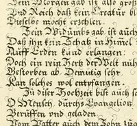 An illustration from XXV schöne ausserlesene Figuren vnd hohe Lehren von der begnadeten liebhabenden Seele, nemlich der Christlichen Kirchen vnd jhre[m] Gemahl Jesu Christo