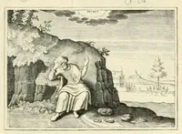 Picture 13 of 25 from XXV schöne ausserlesene Figuren vnd hohe Lehren von der begnadeten liebhabenden Seele, nemlich der Christlichen Kirchen vnd jhre[m] Gemahl Jesu Christo, leaf 47