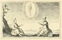 Picture 1 of 25 from XXV schöne ausserlesene Figuren vnd hohe Lehren von der begnadeten liebhabenden Seele, nemlich der Christlichen Kirchen vnd jhre[m] Gemahl Jesu Christo, leaf 5
