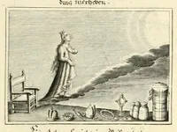 Picture 20 of 25 from XXV schöne ausserlesene Figuren vnd hohe Lehren von der begnadeten liebhabenden Seele, nemlich der Christlichen Kirchen vnd jhre[m] Gemahl Jesu Christo, leaf 87