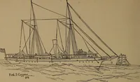 An illustration from Yachts and yachting : with over one hundred and ten illustrations (1887)