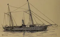 An illustration from Yachts and yachting : with over one hundred and ten illustrations (1887)