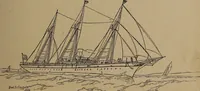 An illustration from Yachts and yachting : with over one hundred and ten illustrations (1887)