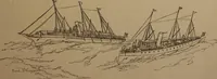 An illustration from Yachts and yachting : with over one hundred and ten illustrations (1887)