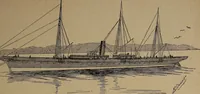 An illustration from Yachts and yachting : with over one hundred and ten illustrations (1887)