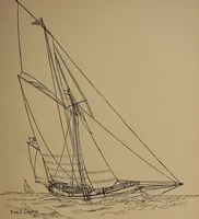 Picture 106 of 119 from Yachts and yachting : with over one hundred and ten illustrations (1887), leaf 152