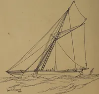An illustration from Yachts and yachting : with over one hundred and ten illustrations (1887)