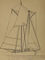 An illustration from Yachts and yachting : with over one hundred and ten illustrations (1887)