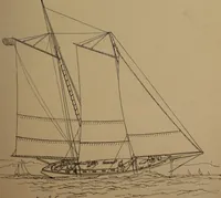 An illustration from Yachts and yachting : with over one hundred and ten illustrations (1887)