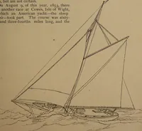 An illustration from Yachts and yachting : with over one hundred and ten illustrations (1887)