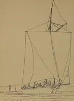 An illustration from Yachts and yachting : with over one hundred and ten illustrations (1887)