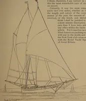 An illustration from Yachts and yachting : with over one hundred and ten illustrations (1887)