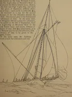 An illustration from Yachts and yachting : with over one hundred and ten illustrations (1887)