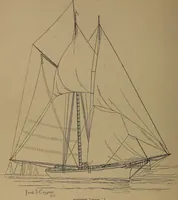 Picture 34 of 119 from Yachts and yachting : with over one hundred and ten illustrations (1887), leaf 53