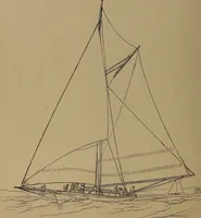 An illustration from Yachts and yachting : with over one hundred and ten illustrations (1887)