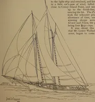 An illustration from Yachts and yachting : with over one hundred and ten illustrations (1887)