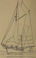 An illustration from Yachts and yachting : with over one hundred and ten illustrations (1887)