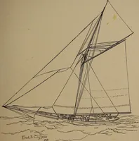 An illustration from Yachts and yachting : with over one hundred and ten illustrations (1887)