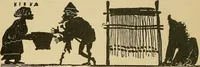 Picture 31 of 85 from Yarn and cloth making; an economic study; a college and normal schools text preliminary to fabric study, and a reference for teachers of industrial history and art in secondary and elementary schools (1918), leaf 167