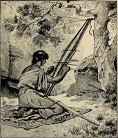 An illustration from Yarn and cloth making; an economic study; a college and normal schools text preliminary to fabric study, and a reference for teachers of industrial history and art in secondary and elementary schools (1918)