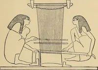 Picture 47 of 85 from Yarn and cloth making; an economic study; a college and normal schools text preliminary to fabric study, and a reference for teachers of industrial history and art in secondary and elementary schools (1918), leaf 188