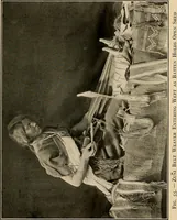 An illustration from Yarn and cloth making; an economic study; a college and normal schools text preliminary to fabric study, and a reference for teachers of industrial history and art in secondary and elementary schools (1918)