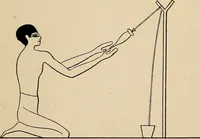 An illustration from Yarn and cloth making; an economic study; a college and normal schools text preliminary to fabric study, and a reference for teachers of industrial history and art in secondary and elementary schools (1918)