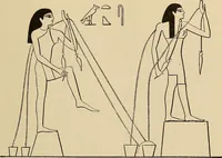 An illustration from Yarn and cloth making; an economic study; a college and normal schools text preliminary to fabric study, and a reference for teachers of industrial history and art in secondary and elementary schools (1918)