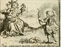 An illustration from Ydelheyd des werelds verciert met zinne-beelden, rym-dighten en zede-leeringen (1720)