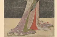 An illustration from Yeishi, Choki, Hokusaï : estampes japonaises tirées des collections de MM. Bing, Bouasse-Lebel, Bullier...[et d'autres] et exposées au Musée des arts décoratifs en janvier, 1913 (1913)