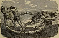 An illustration from The young folk's cyclopædia of games and sports ; (1899)