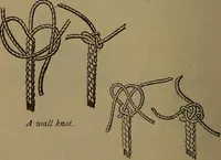 An illustration from Young sailor's assistant in practical seamanship including the rules of the road; directions for resuscitating the apparently drowned, etc., etc., together with the salutes ... naval signal flags, Very's lights, and the international code of signals (1893)