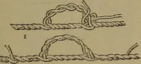 Picture 109 of 206 from Young sailor's assistant in practical seamanship including the rules of the road; directions for resuscitating the apparently drowned, etc., etc., together with the salutes ... naval signal flags, Very's lights, and the international code of signals (1893), leaf 136
