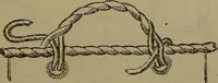 An illustration from Young sailor's assistant in practical seamanship including the rules of the road; directions for resuscitating the apparently drowned, etc., etc., together with the salutes ... naval signal flags, Very's lights, and the international code of signals (1893)