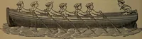 An illustration from Young sailor's assistant in practical seamanship including the rules of the road; directions for resuscitating the apparently drowned, etc., etc., together with the salutes ... naval signal flags, Very's lights, and the international code of signals (1893)