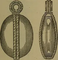 An illustration from Young sailor's assistant in practical seamanship including the rules of the road; directions for resuscitating the apparently drowned, etc., etc., together with the salutes ... naval signal flags, Very's lights, and the international code of signals (1893)