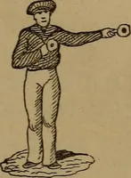 An illustration from Young sailor's assistant in practical seamanship including the rules of the road; directions for resuscitating the apparently drowned, etc., etc., together with the salutes ... naval signal flags, Very's lights, and the international code of signals (1893)