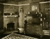 An illustration from Your home and its decoration; a series of practical suggestions for the painting, decorating, and furnishing of the home, comp. .. (1910)