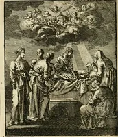 An illustration from Zedelyke en stichtelyke gezangen (1734)