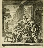An illustration from Zedelyke en stichtelyke gezangen (1734)