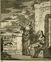 An illustration from Zedelyke en stichtelyke gezangen (1734)