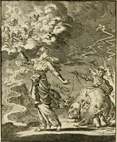 An illustration from Zedelyke en stichtelyke gezangen (1734)