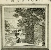 Picture 5 of 43 from Zederyke zinnebeelden der tonge (1716), leaf 54