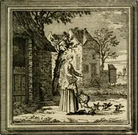 An illustration from Zederyke zinnebeelden der tonge (1716)
