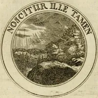 An illustration from Zederyke zinnebeelden : vertoont in konstplaten, door kragtige redeneeringen en maat-digten nutte van het menschelyke leven toegepast (1713)