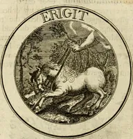 An illustration from Zederyke zinnebeelden : vertoont in konstplaten, door kragtige redeneeringen en maat-digten nutte van het menschelyke leven toegepast (1713)